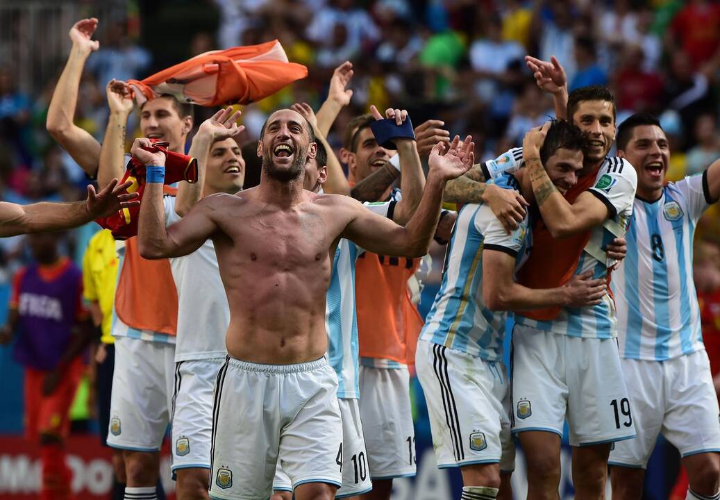 Pasaulio futbolo čempionato ketvirtfinalis: Argentina - Belgija