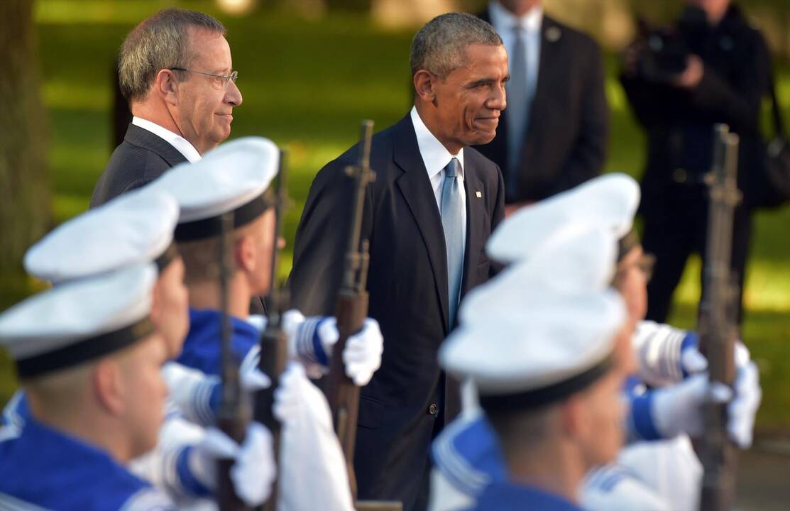 JAV prezidentas B. Obama atvyko į Estiją