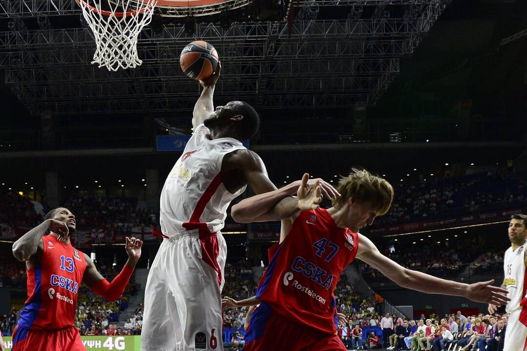 Eurolygos pusfinalis: CSKA - "Olympiacos"