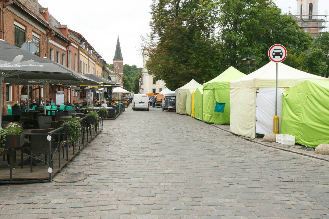 Eismo tvarka apie Rotušės aikštę