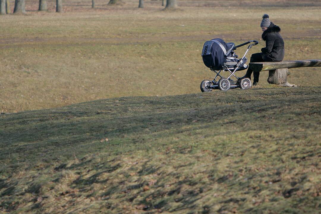 Pavasarinės balos Kauno gatvėse