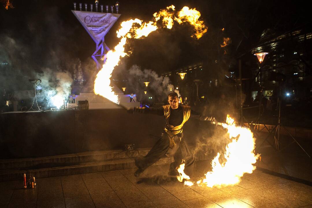 Sostinėje prasidėjo žydų šventė Chanuka