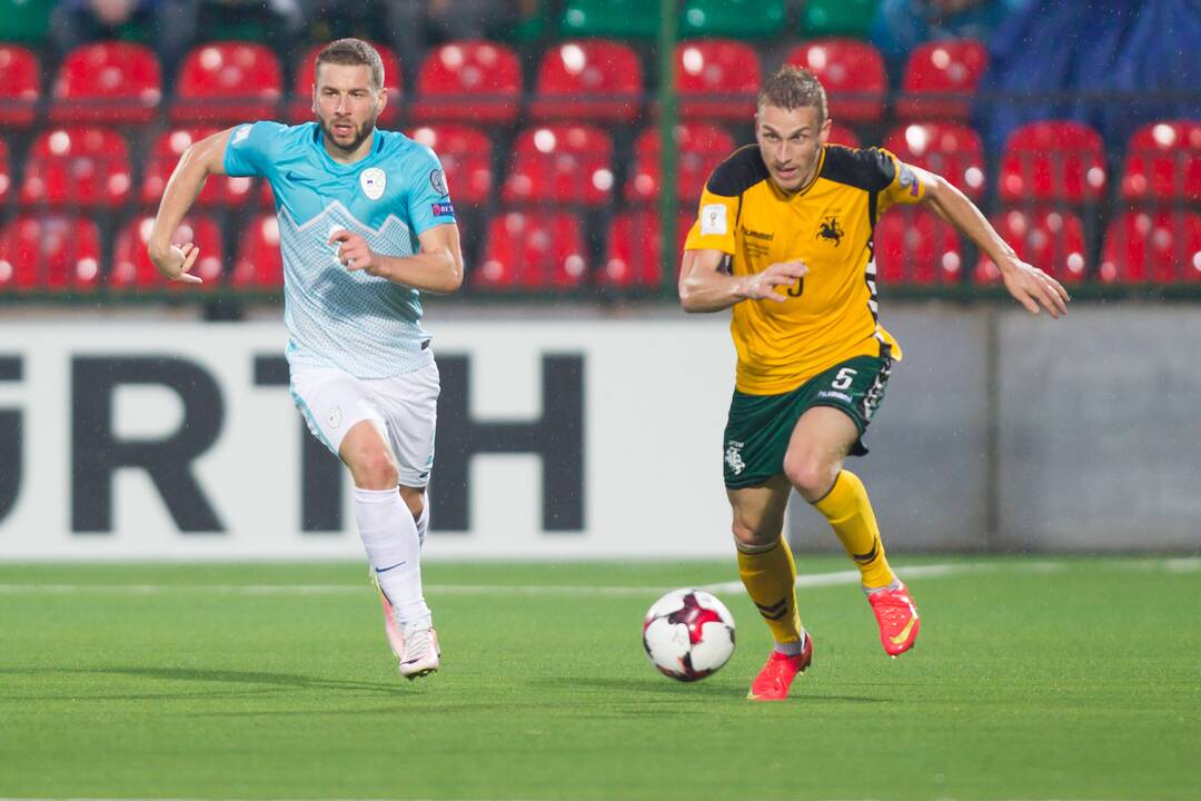 Futbolas: Lietuva – Slovėnija 2:2