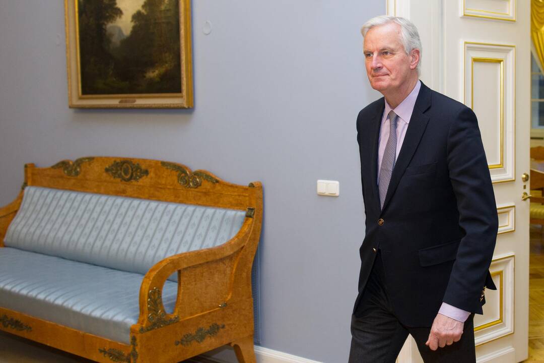 Prezidentė susitiko su „Brexit“ derybininku M. Barnier