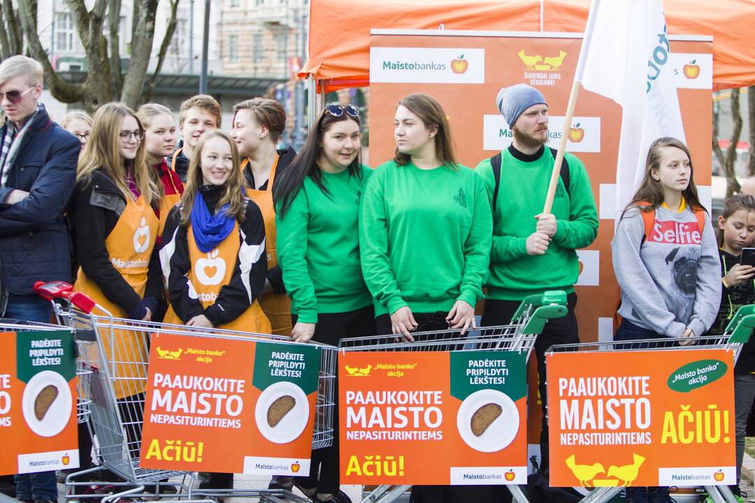 Premjeras paskelbė „Maisto banko“ akcijos startą