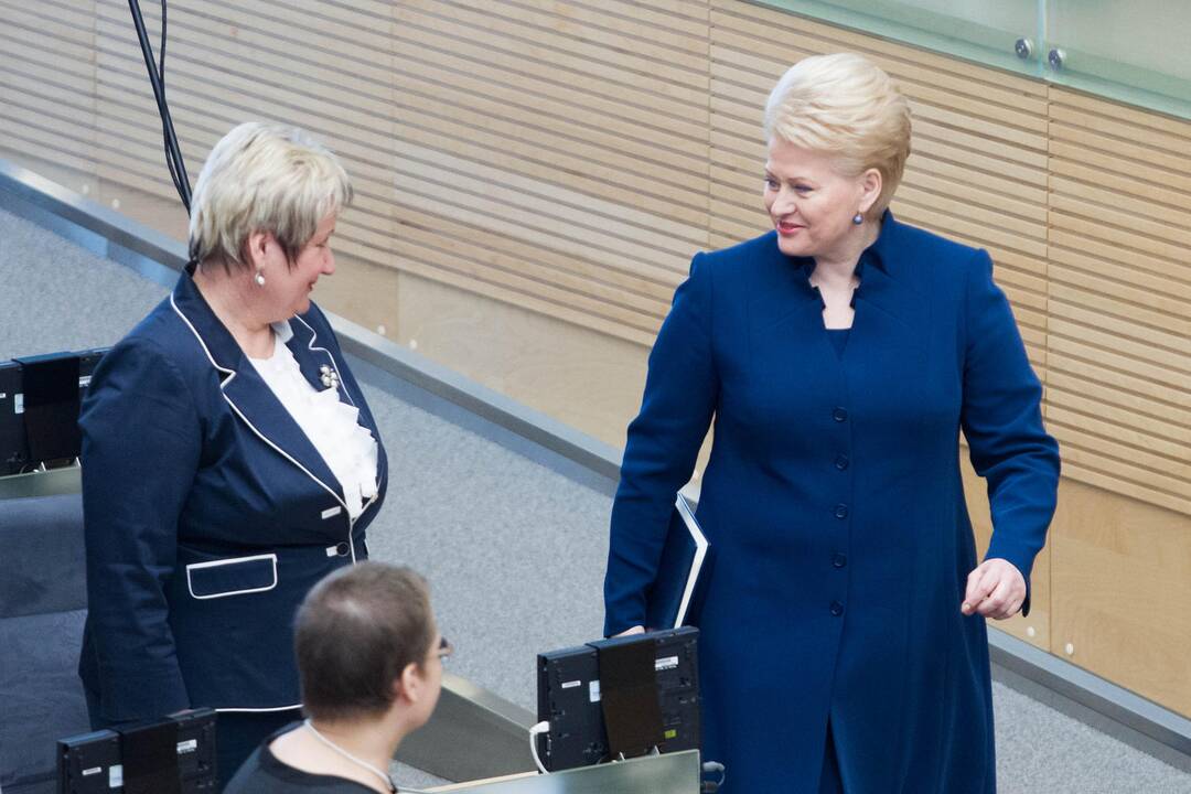 Prezidentės D. Grybauskaitės metinis pranešimas Seime