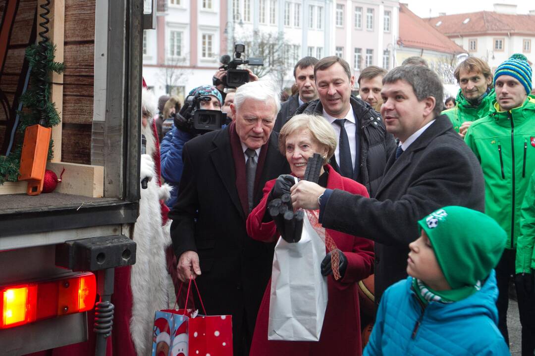 Kelionę pradėjo Kalėdų karavanas