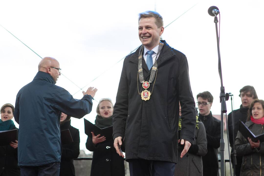 Vilniaus mero Remigijaus Šimašiaus inauguracija