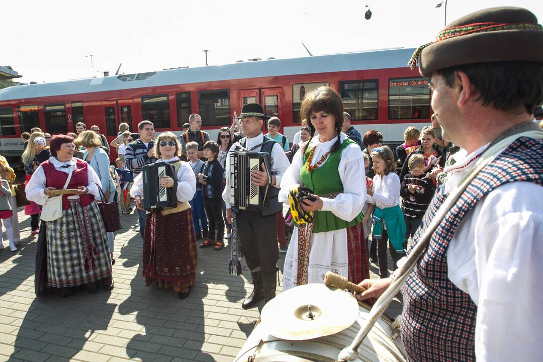 Trakų šventės dalyvių išlydėtuvės