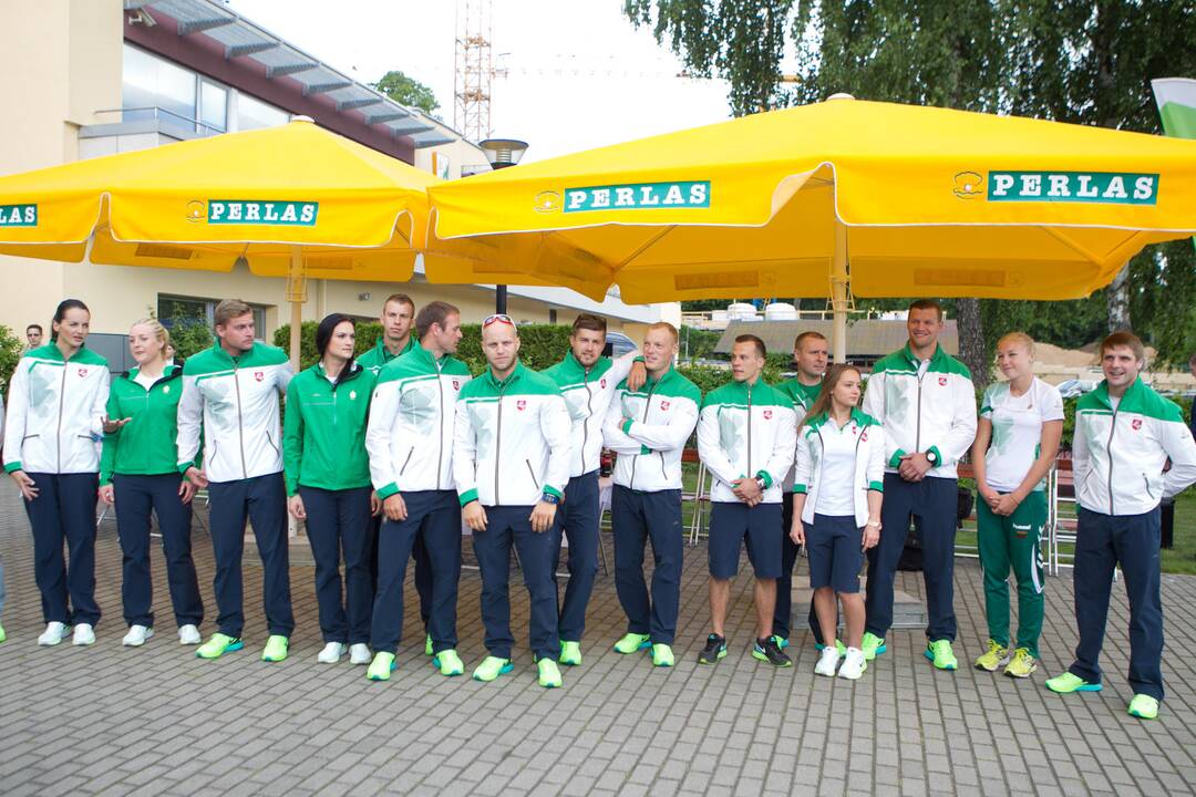 Lietuvos sportininkai išlydėti į pirmąsias Europos žaidynes