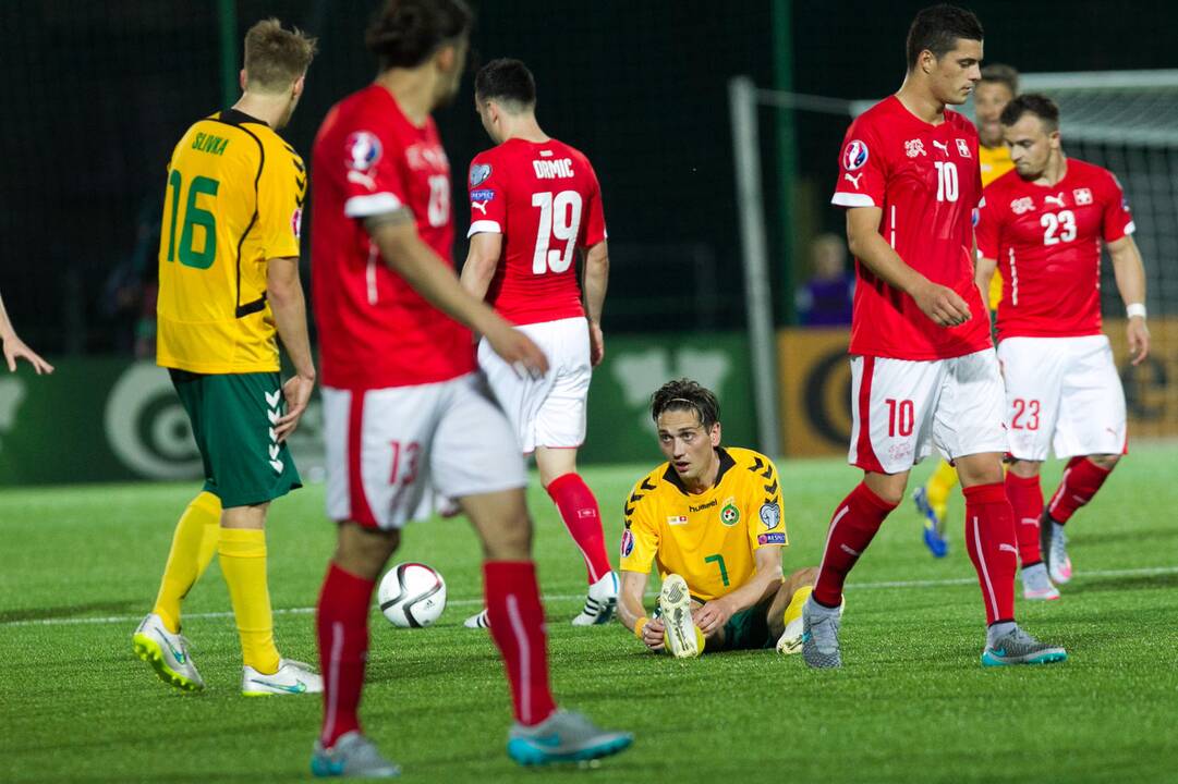 Europos futbolo čempionato atranka: Lietuva - Šveicarija