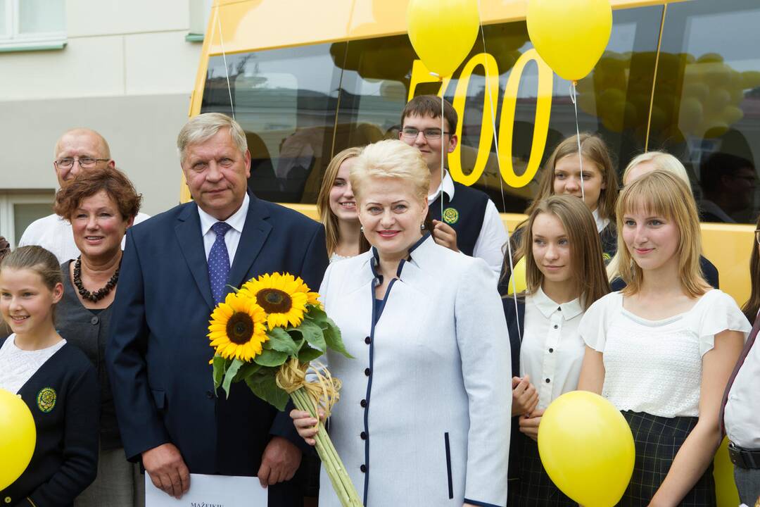 Mokyklas pasieks nauji autobusiukai