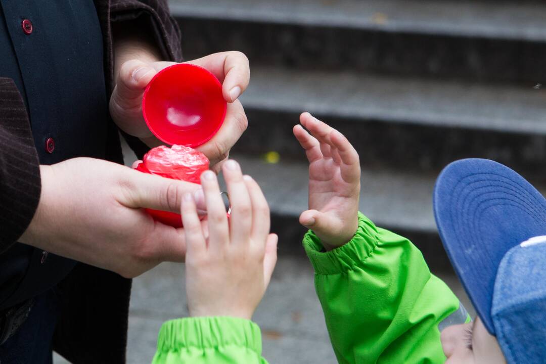 Ministras vilniečiams dalino suvenyrus