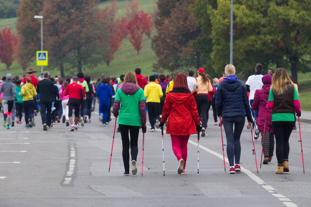 Vilniaus 20 km bėgimas su Ž.Balčiūnaite