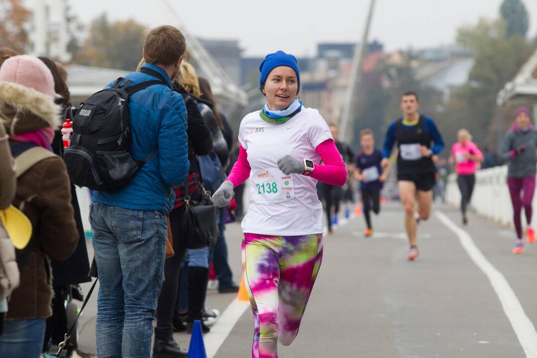 Vilniaus 20 km bėgimas su Ž.Balčiūnaite