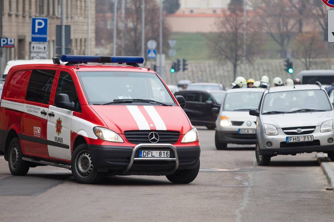 Pranešta apie sprogmenį prie Operos ir baleto teatro