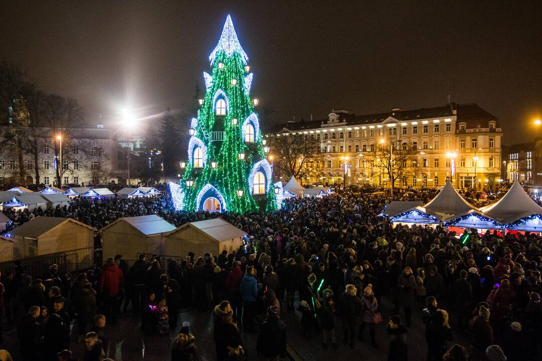 Eglutės įžiebimas Vilniuje