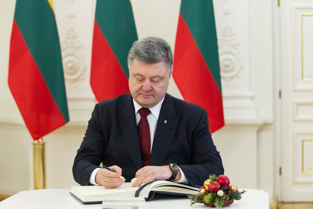 D. Grybauskaitė priėmė Ukrainos prezidentą