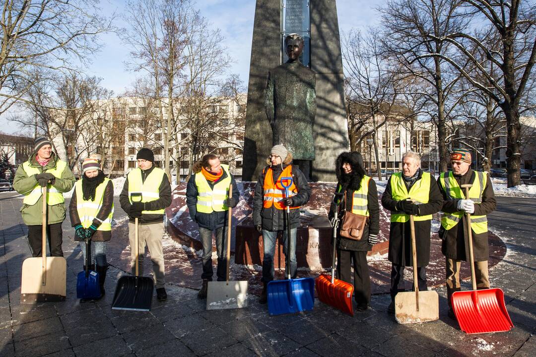 Kultūrinės spaudos atstovų protesto akcija