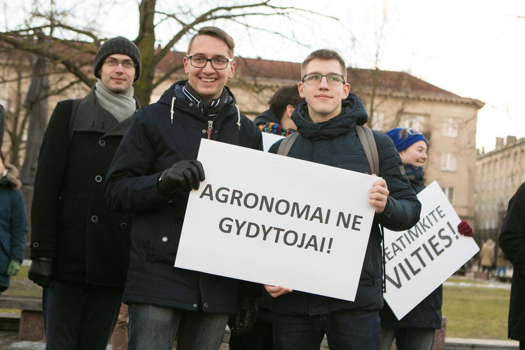 Protestas prieš pagalbinio apvaisinimo įstatymo pataisas