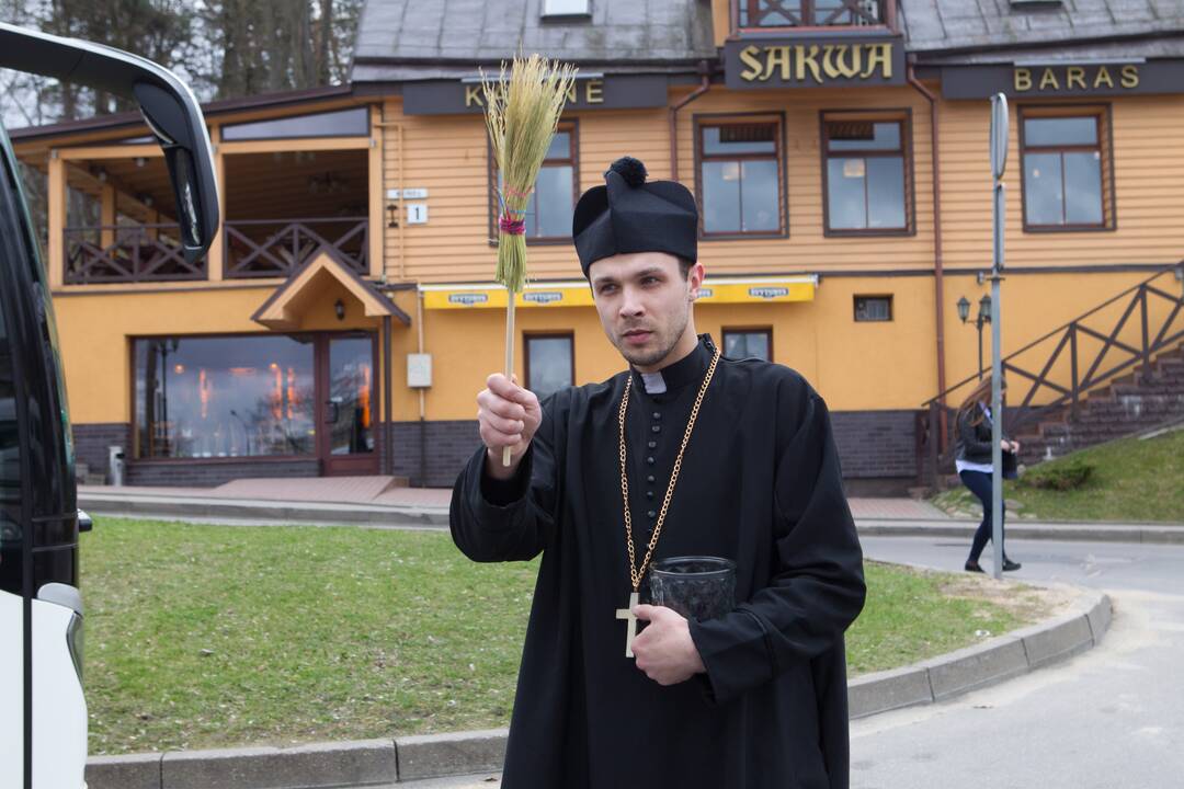 Vežėjai rinkosi į protesto akciją