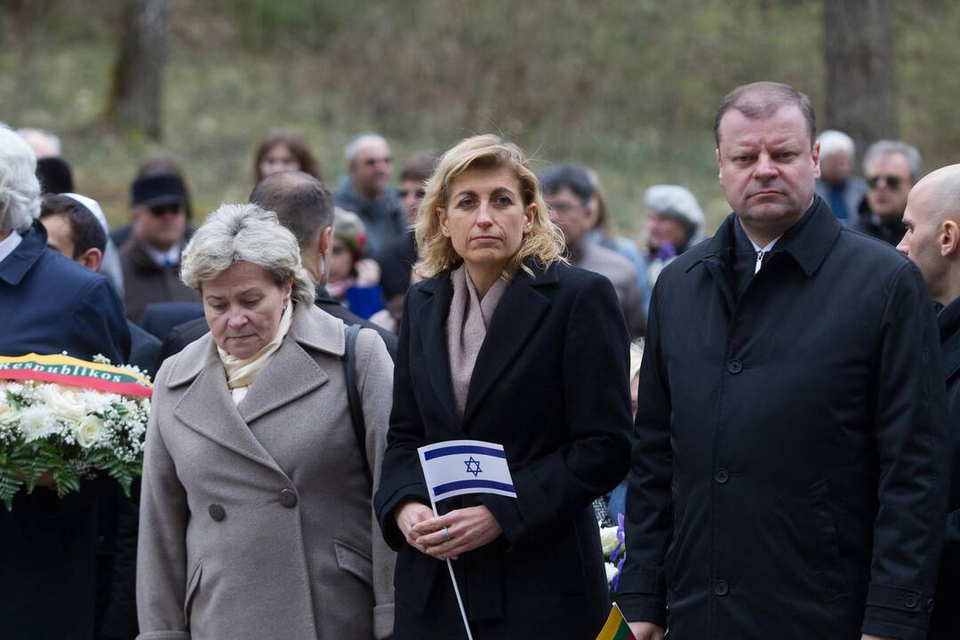 Panerių memoriale vyko Gyvųjų maršo procesija