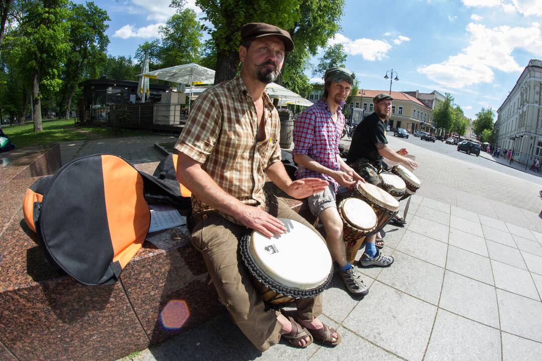 Vilniaus gatvėse aidi muzika