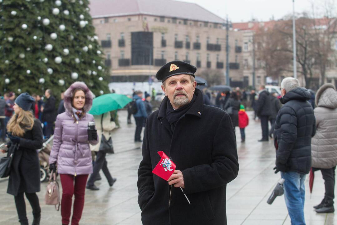 Iškilminga kariuomenės dienos rikiuotė Vilniuje