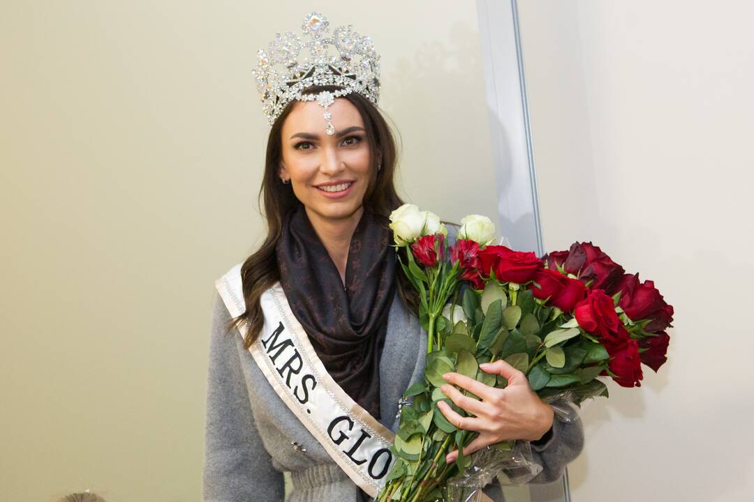 „Misis pasaulis 2018“ T. Lavrinovič sutiktuvės oro uoste