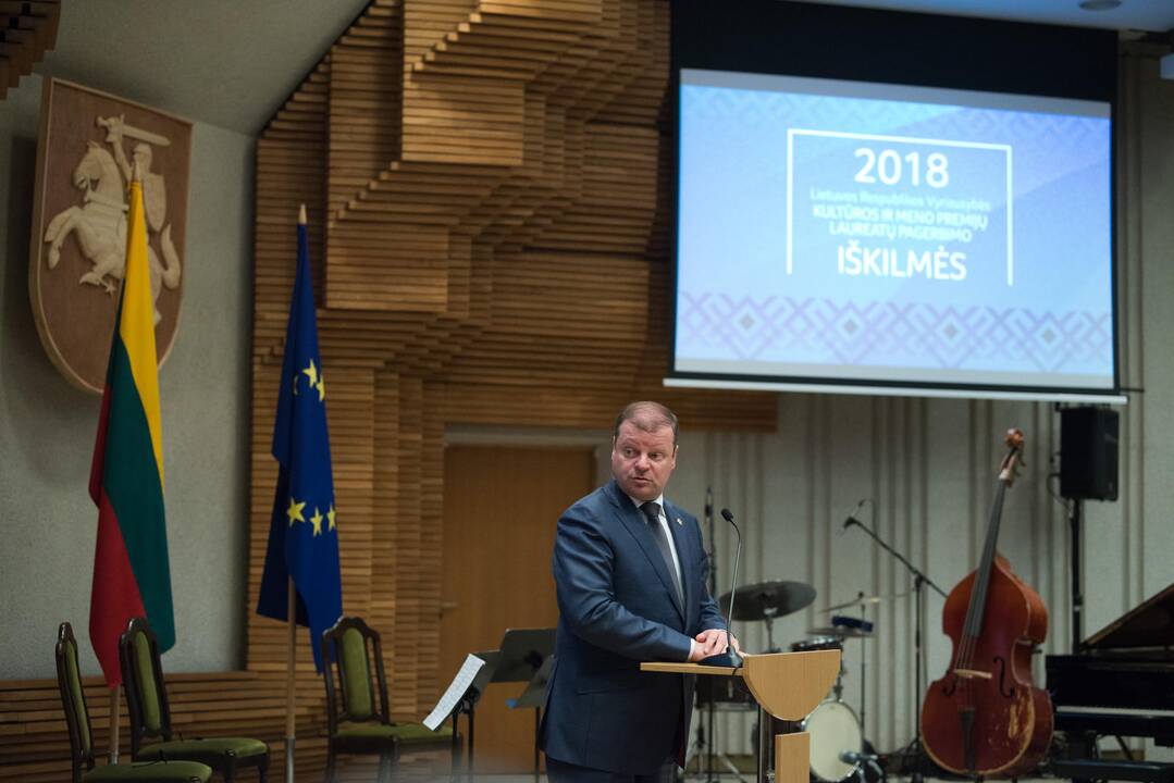 Vyriausybėje įteiktos kultūros ir meno premijos