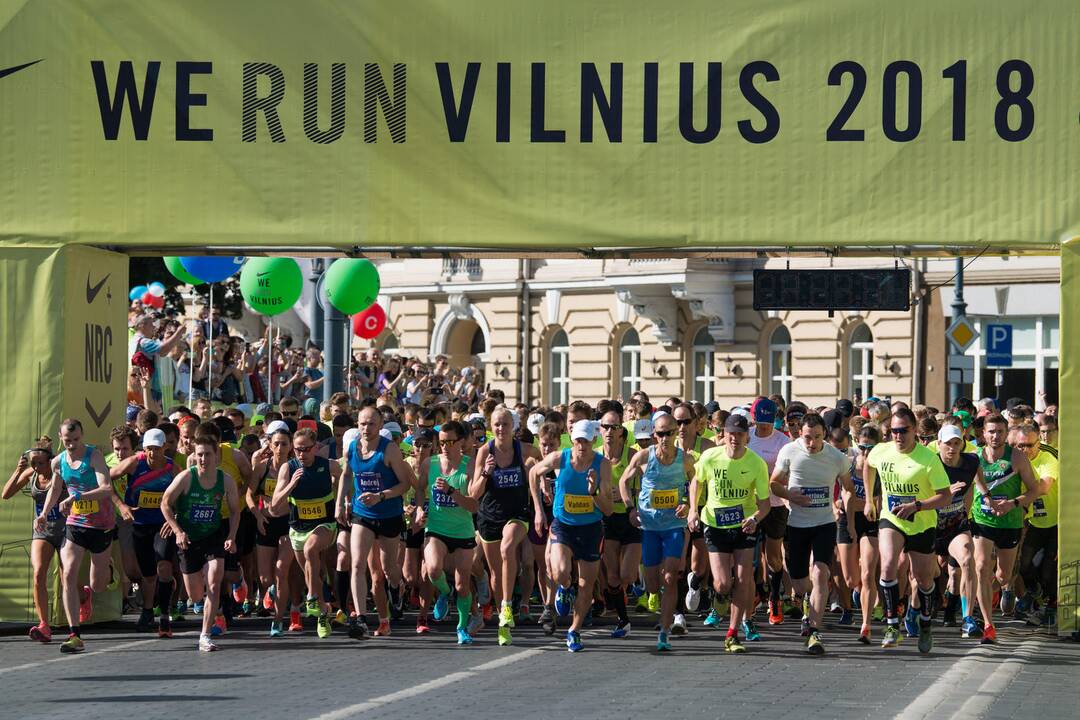 Vilniaus pusmaratonio bėgimas „We Run Vilnius“