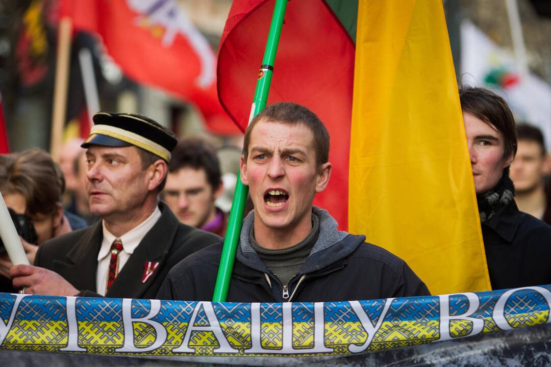 Patriotinės eitynės „Tėvynei“ sostinės Gedimino prospektu