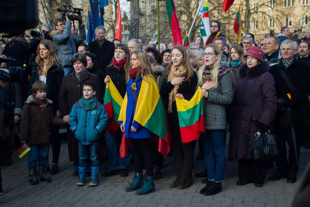 Patriotinės eitynės „Tėvynei“ sostinės Gedimino prospektu