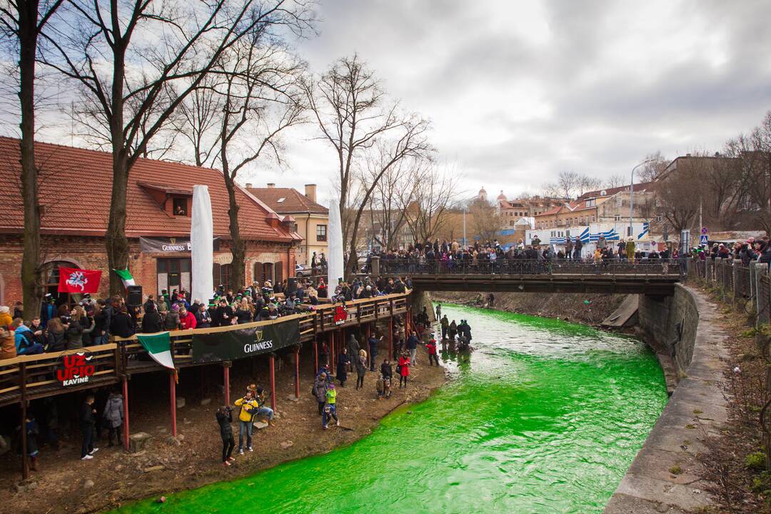 Žaliai nuspalvinta Vilnelė