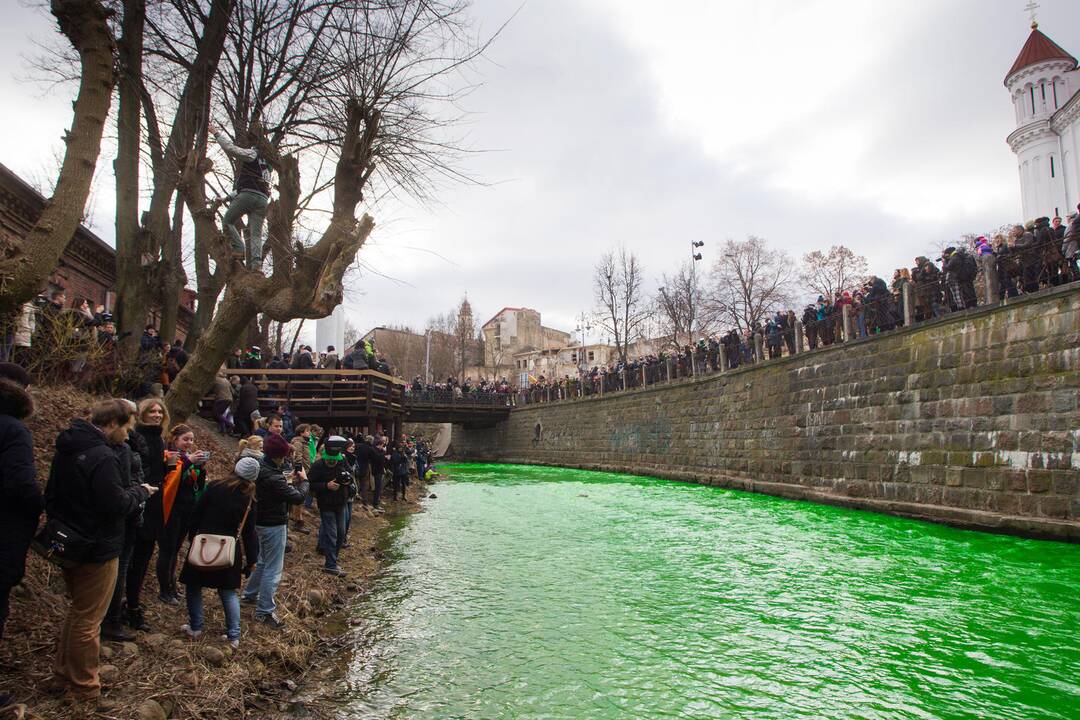 Žaliai nuspalvinta Vilnelė