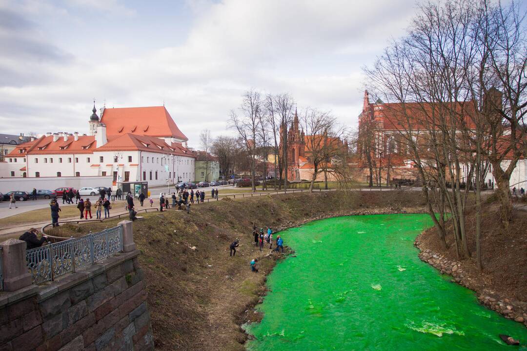 Žaliai nuspalvinta Vilnelė