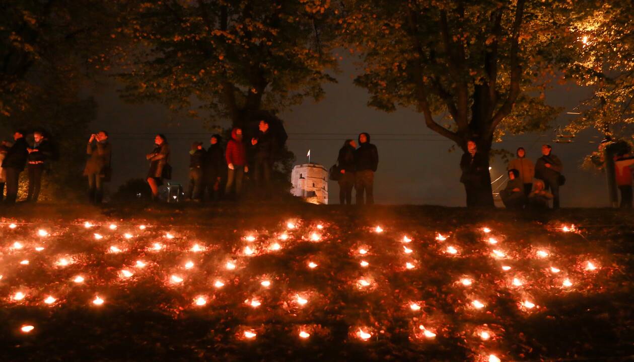 Rudenį sostinė pasitiko liepsnojančiomis Laimos juostomis