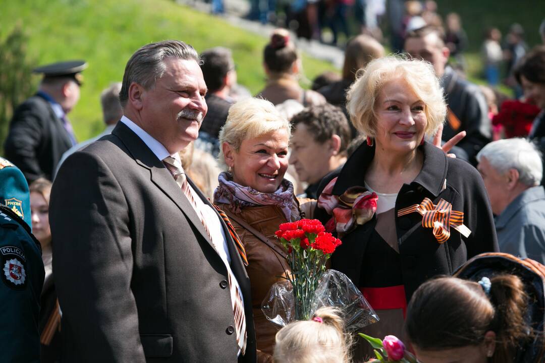 Vilniaus Antakalnio kapinėse tradiciškai paminėta Pergalės diena