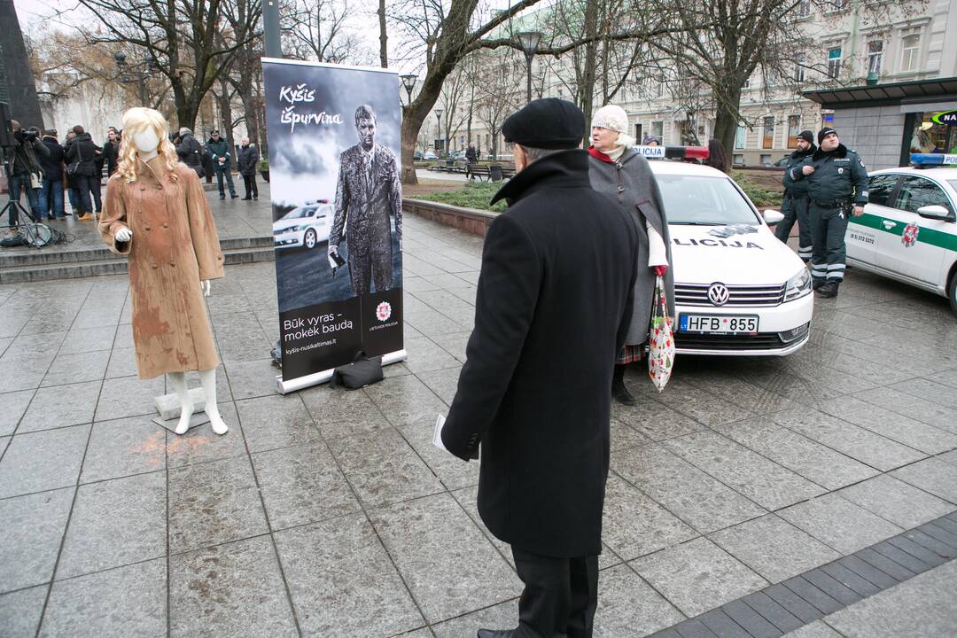 Policijos akcija „Kyšis išpurvina“