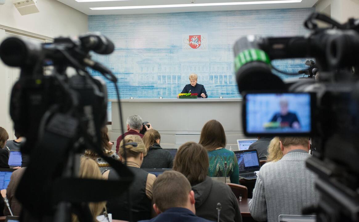 Metinė prezidentės spaudos konferencija