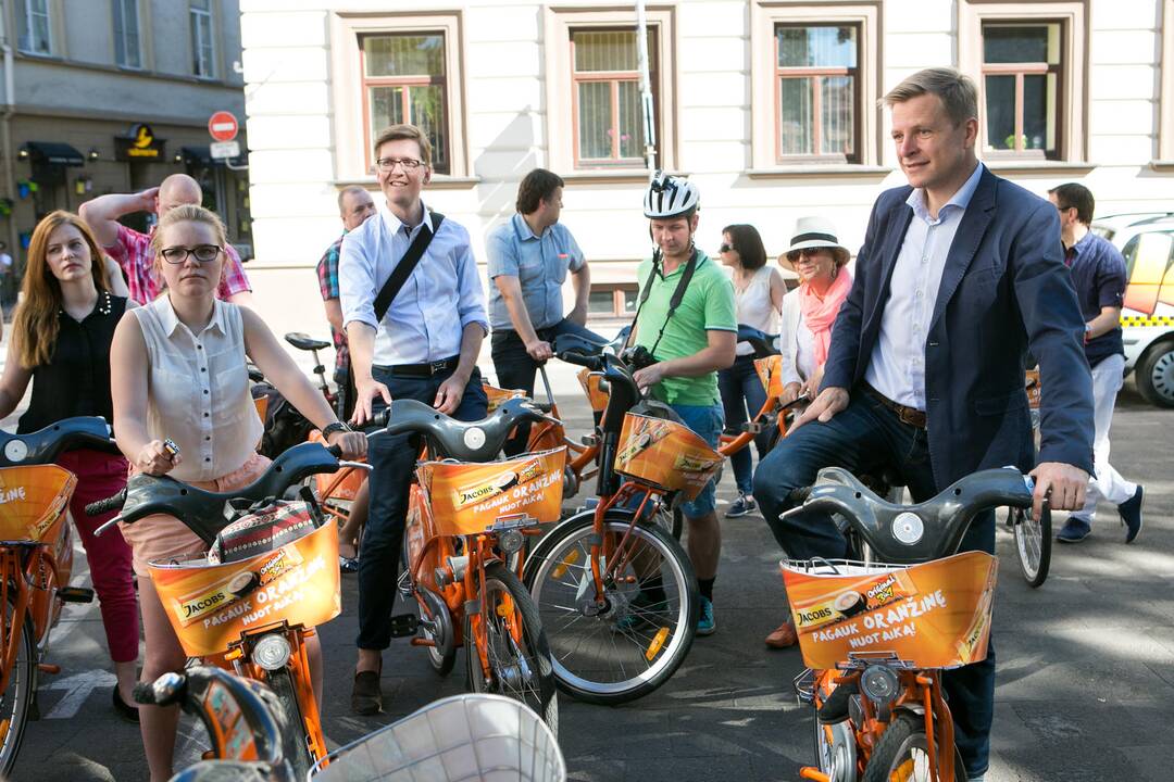 Vilniaus meras skaičiavo kliūtis dviračių takuose