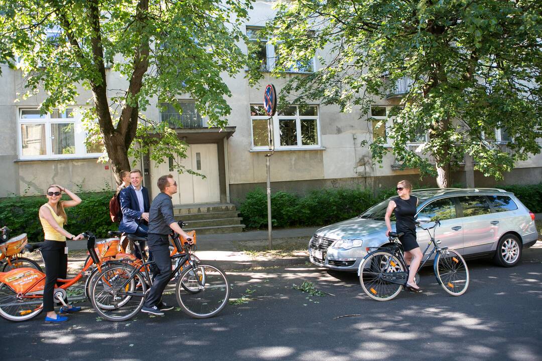 Vilniaus meras skaičiavo kliūtis dviračių takuose