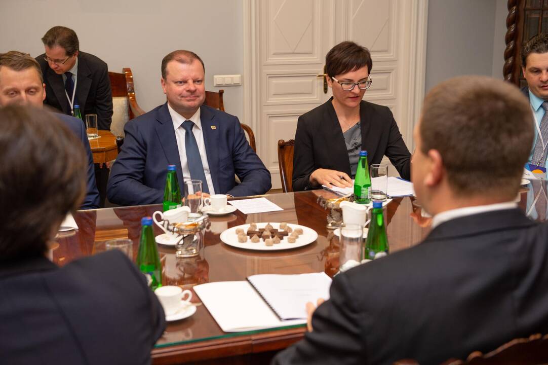 Baltijos šalių ir Lenkijos vyriausybių vadovų susitikimas Taline