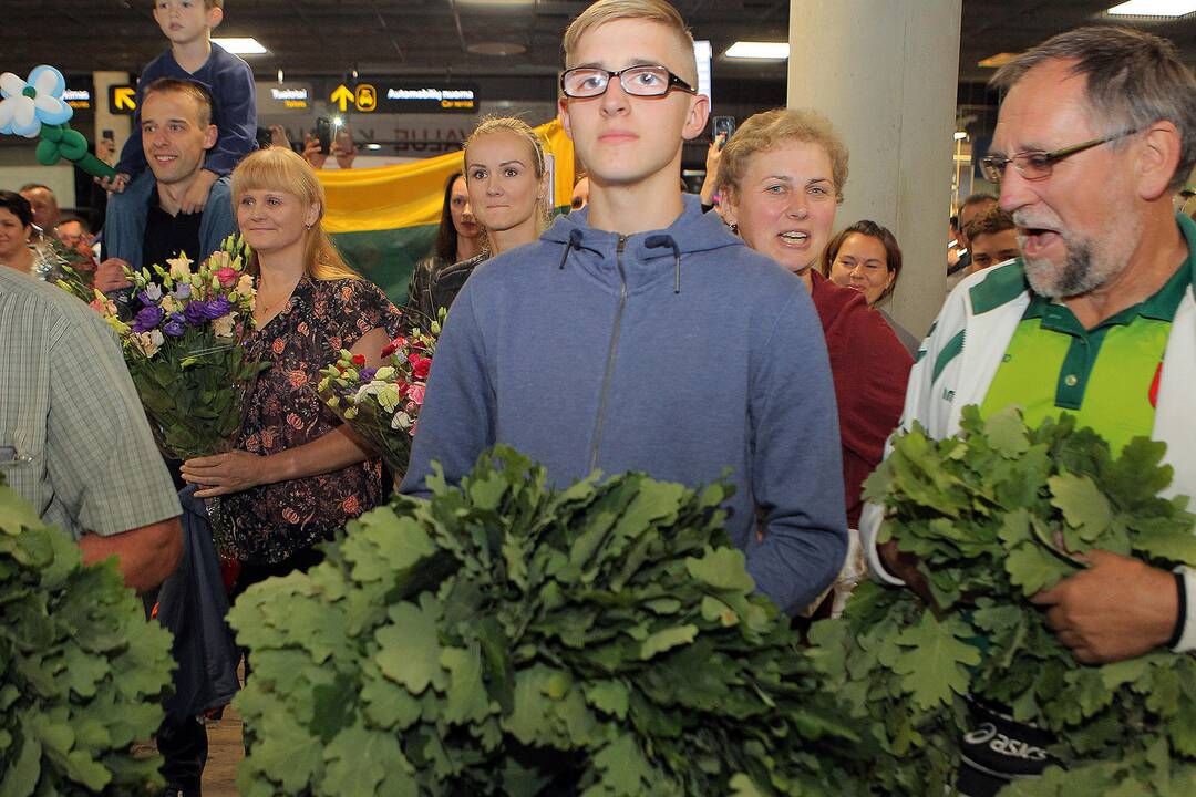 Čempiono A. Gudžiaus sutiktuvės