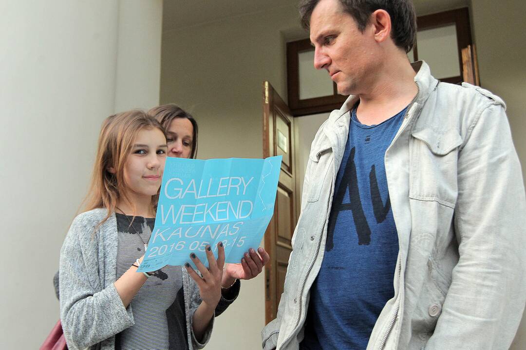 Pasivaikščiojimas po „Gallery Weekend Kaunas 2016“