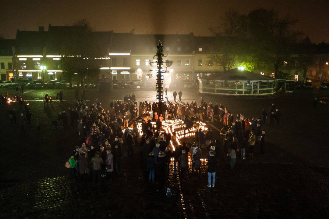 Akcija "Renkuosi gyvybę" Kauno rotušės aikštėje