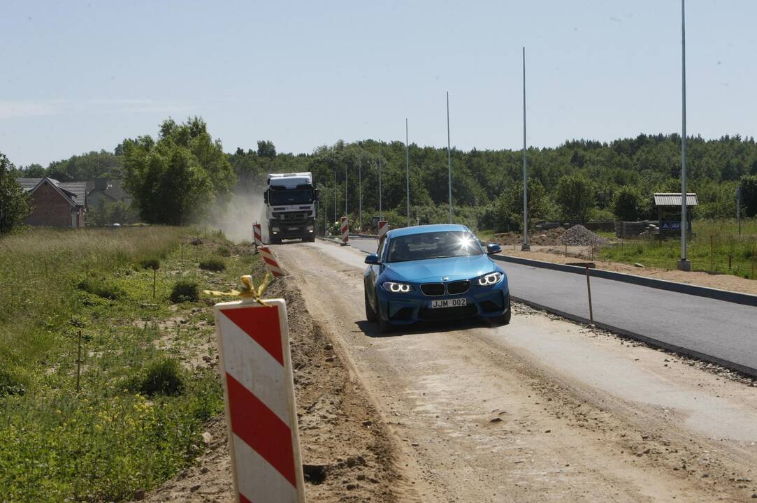 Tempas: Karklės kelyje darbai vyks visu pajėgumu.