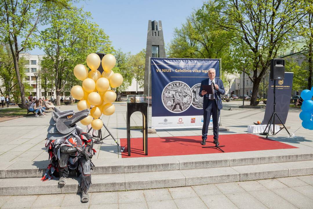 Nukaldintas suvenyrinis Vilniaus medalis