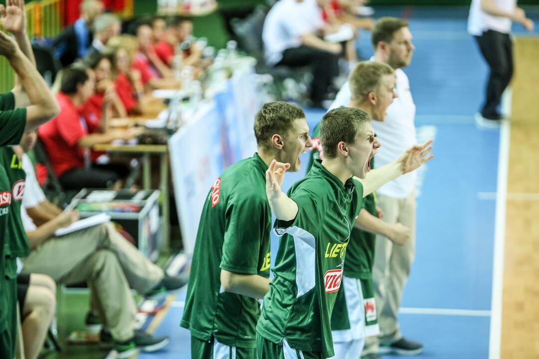 Europos U-16 krepšinio čempionatas: Lietuva-Anglija