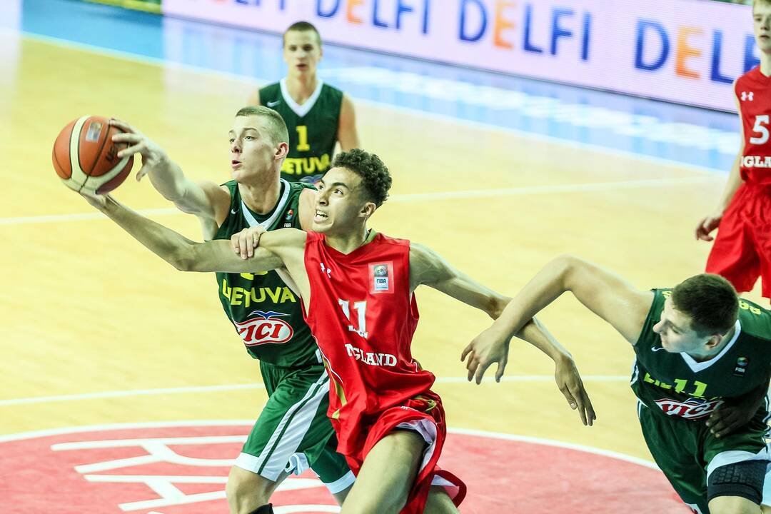 Europos U-16 krepšinio čempionatas: Lietuva-Anglija